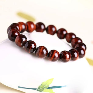 Red Tiger Eye Healing Crystal Bracelet