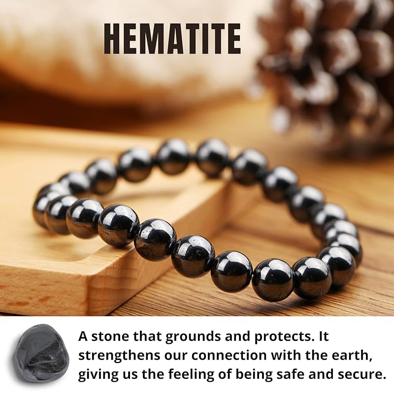 Hematite Healing Crystal Energy Bracelet