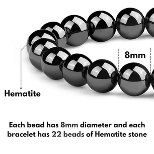 Hematite Healing Crystal Energy Bracelet