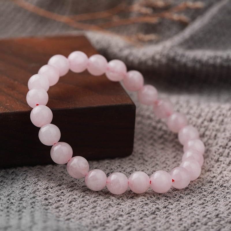 Rose Quartz Healing Crystal Energy Bracelet