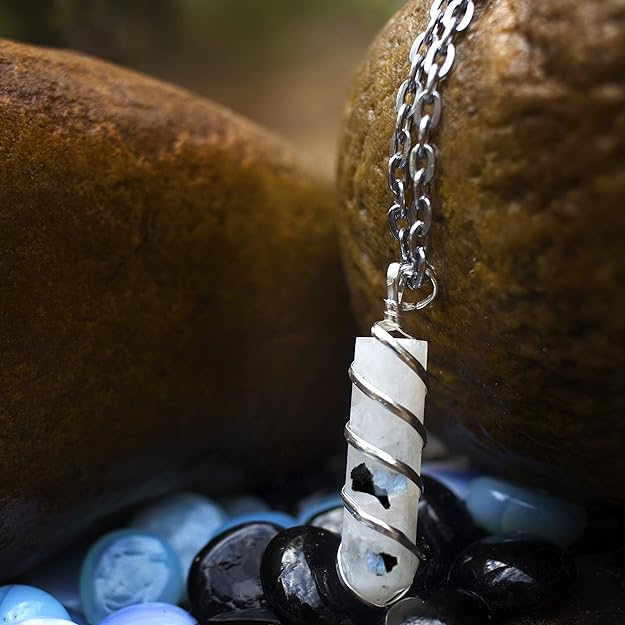 Moonstone Healing Crystal Necklace