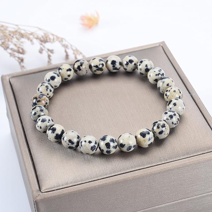 Dalmatian Jasper Healing Crystal Bracelet