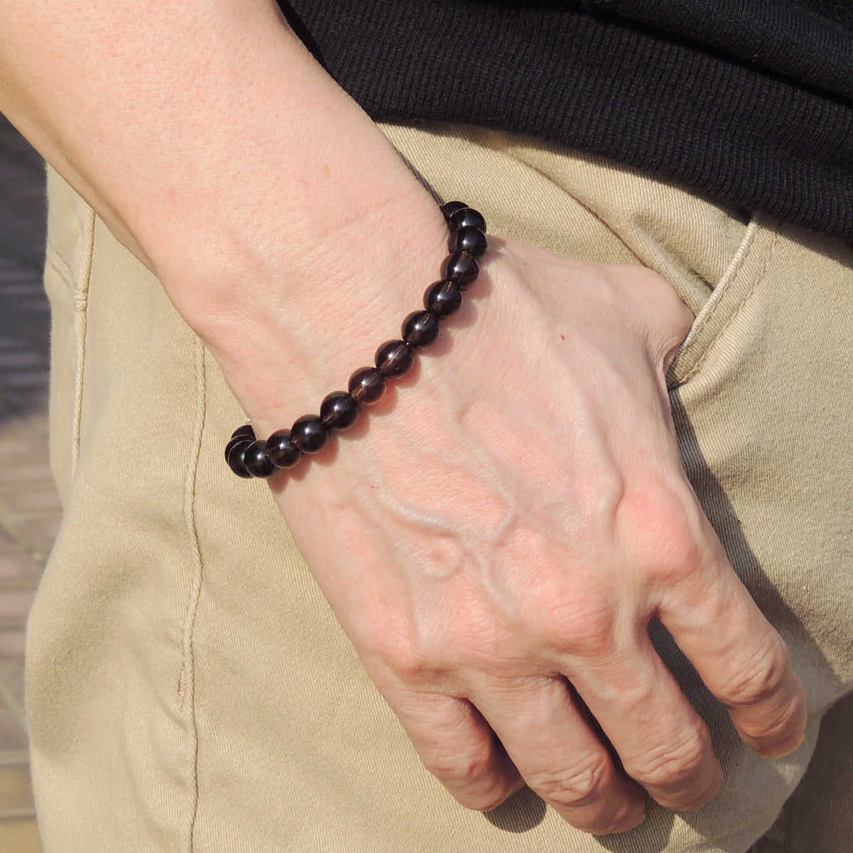 Smoky Quartz Healing Crystal Bracelet