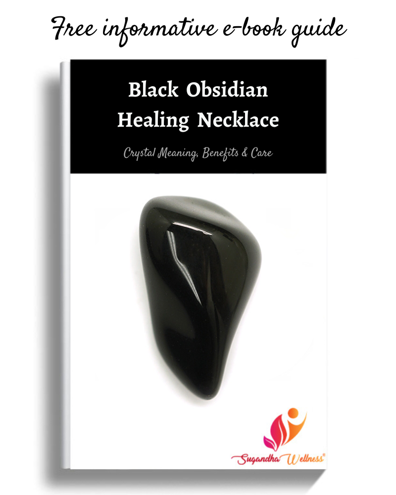 Obsidian Healing Crystal Necklace