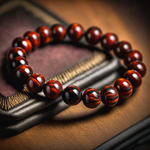 Red Tiger Eye Healing Crystal Bracelet