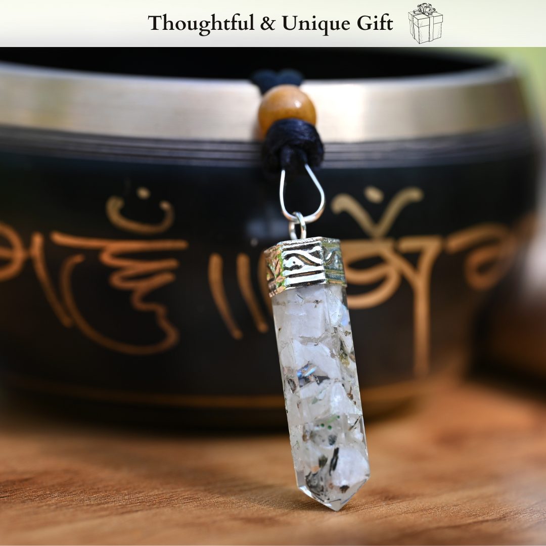 Moonstone Orgonite Crystal Necklace