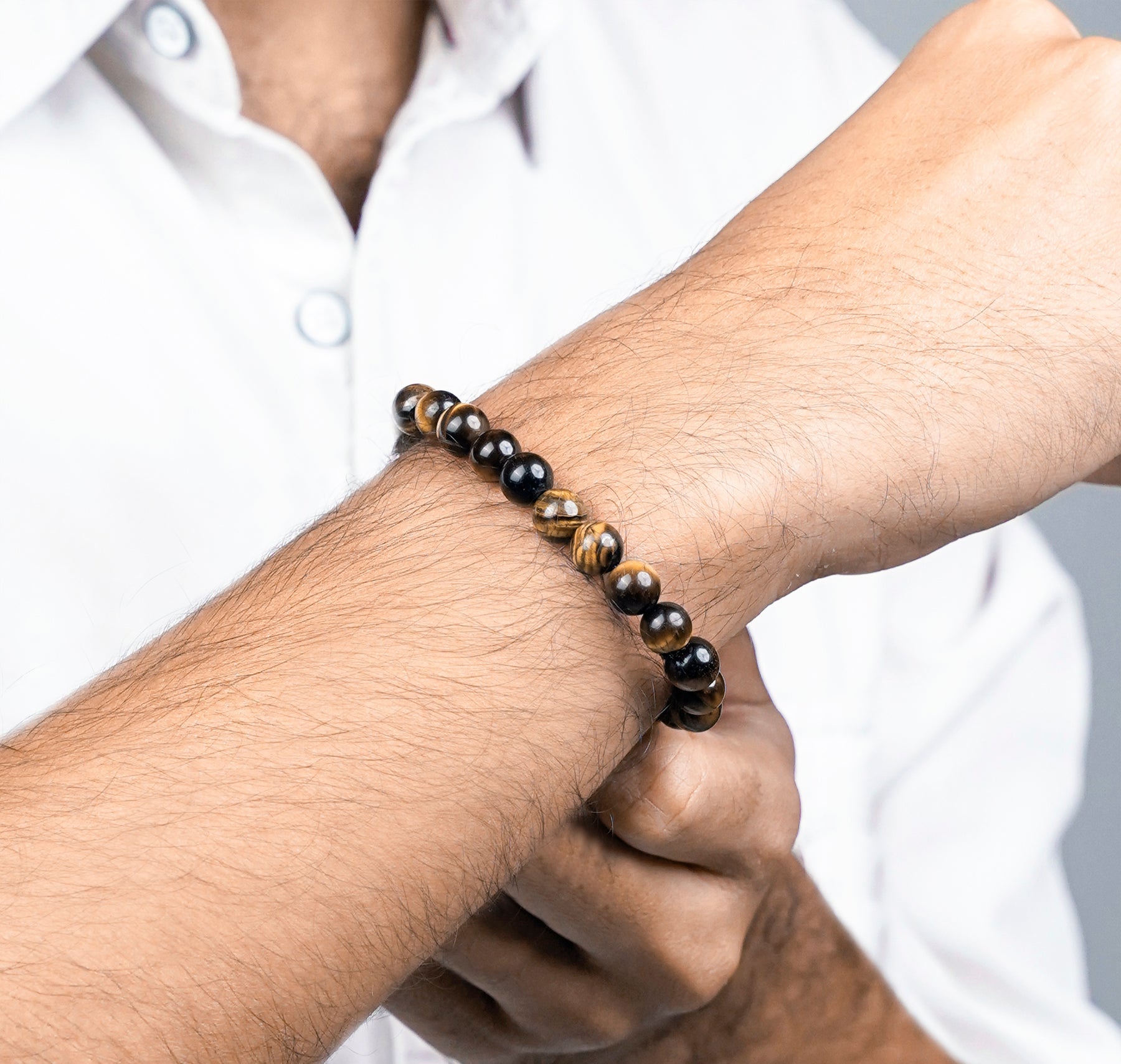 Tiger Eye Healing Crystal Energy Bracelet