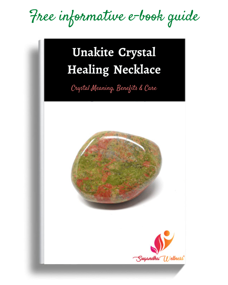 Unakite Healing Crystal Necklace