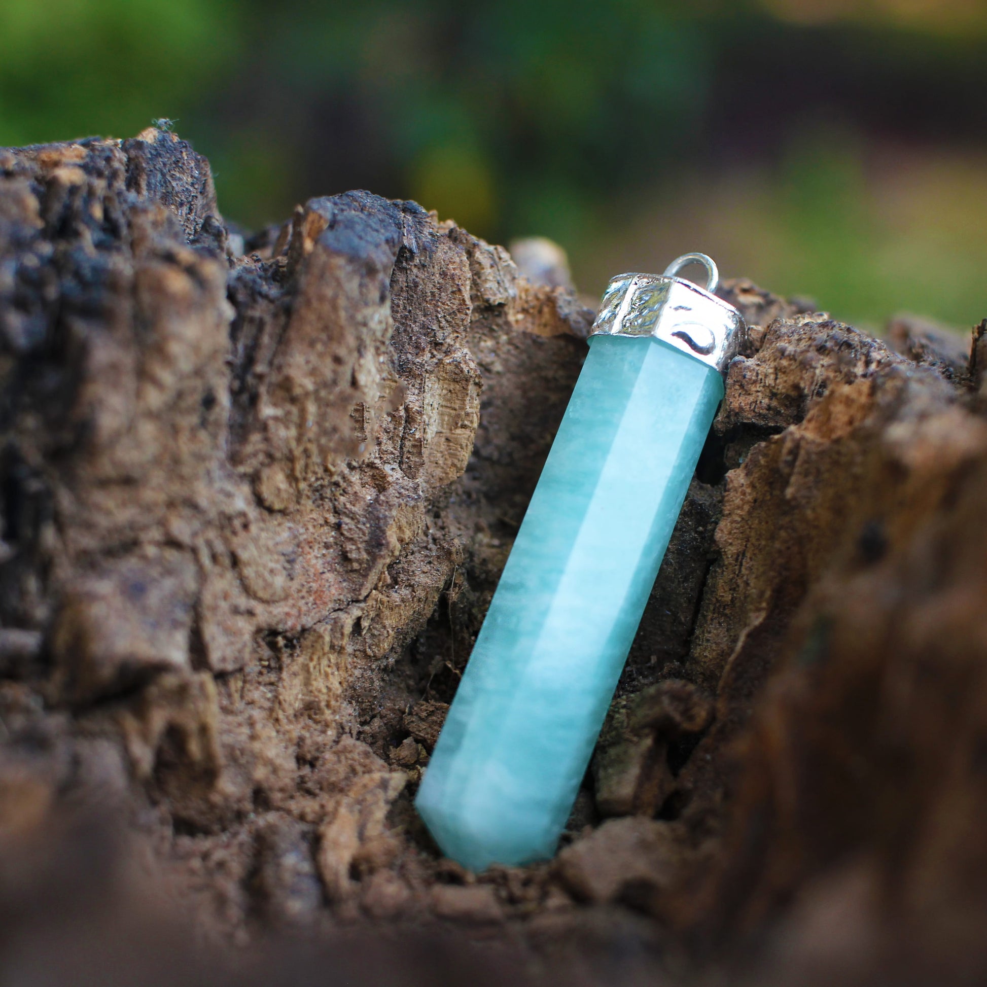 Amazonite Healing Crystal Necklace