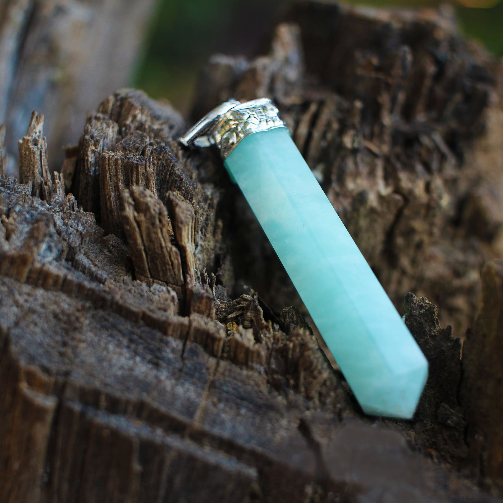 Amazonite Healing Crystal Necklace