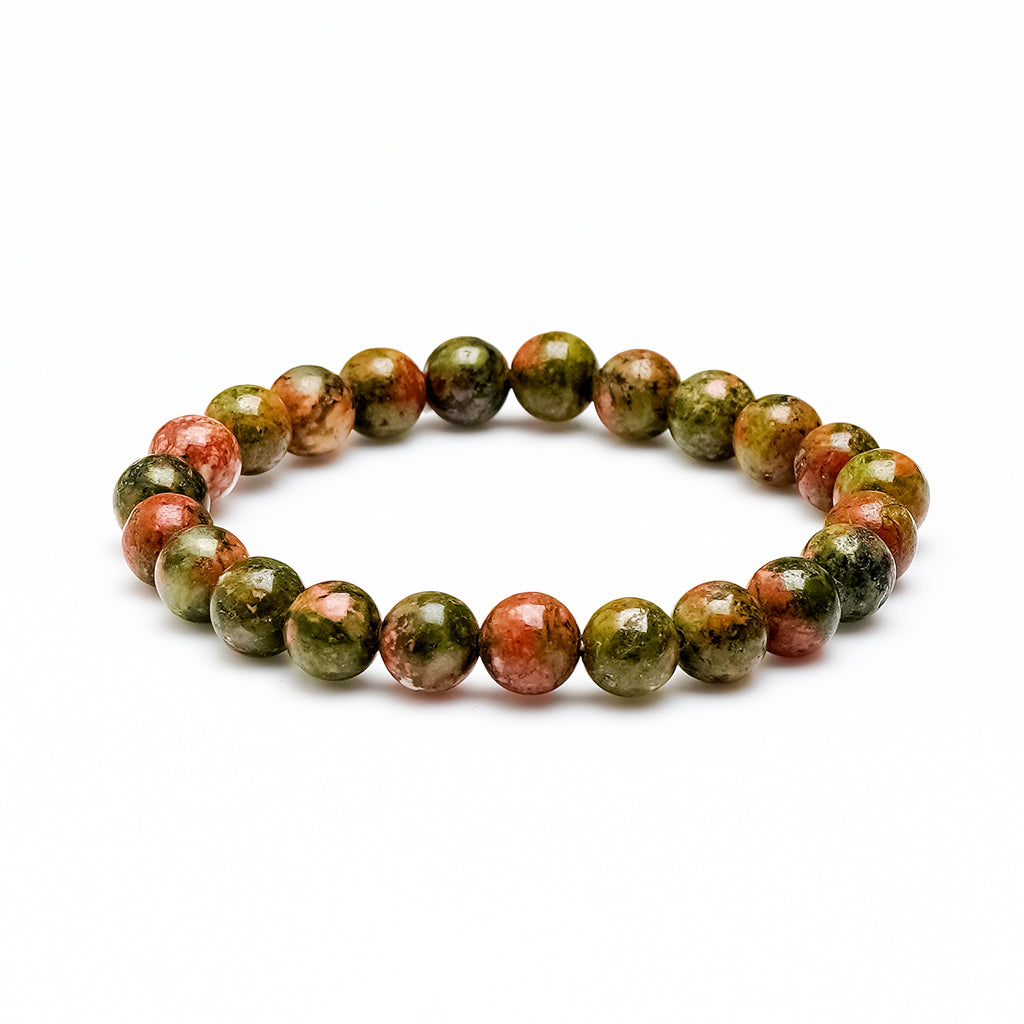 Unakite Healing Crystal Energy Bracelet