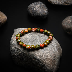 Unakite Healing Crystal Energy Bracelet