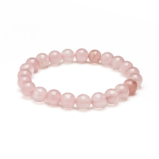 Rose Quartz Healing Crystal Energy Bracelet