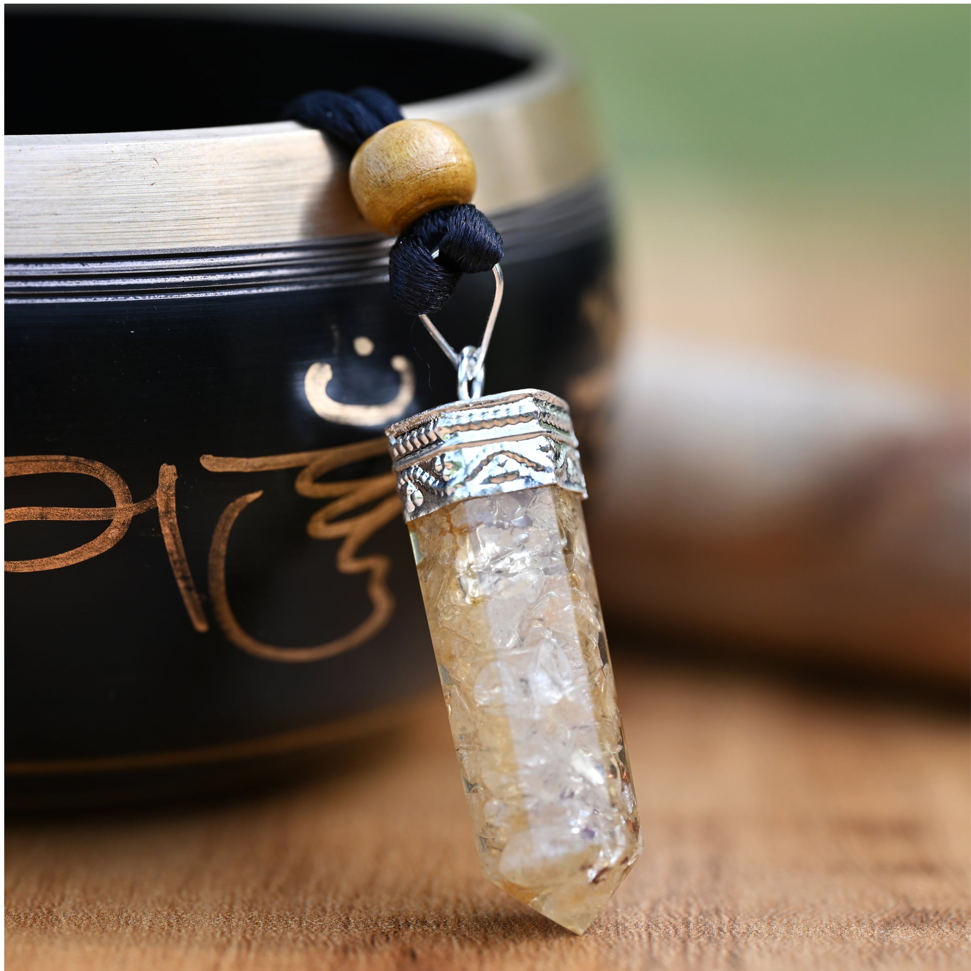 Citrine Orgonite Crystal Necklace