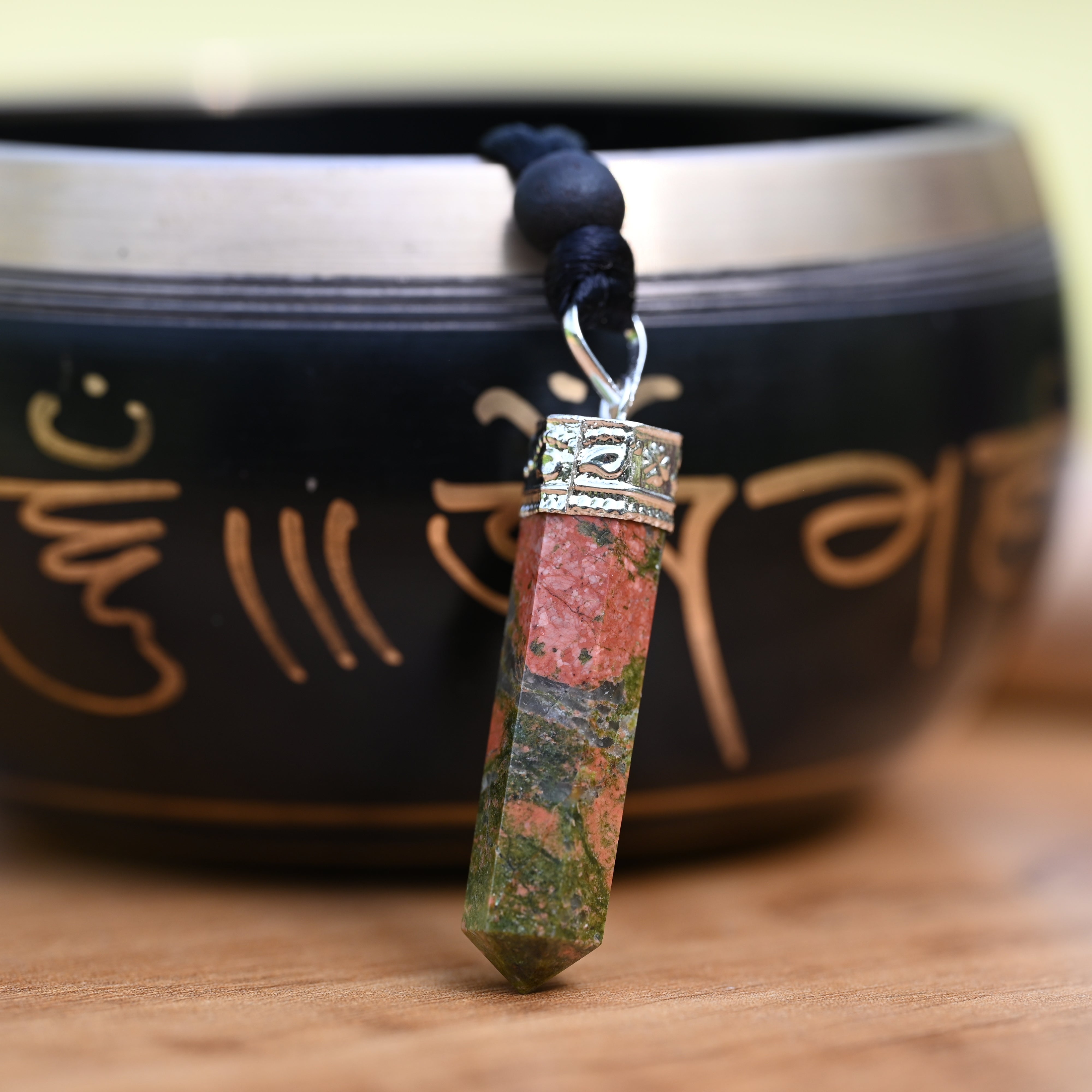 Unakite Healing Crystal Necklace