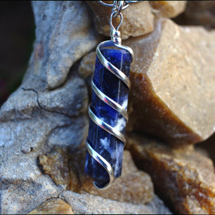 Sodalite Healing Crystal Necklace