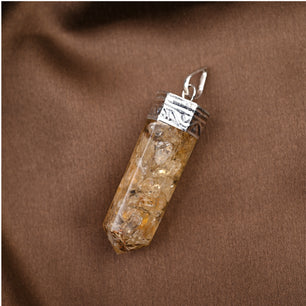 Citrine Orgonite Crystal Necklace