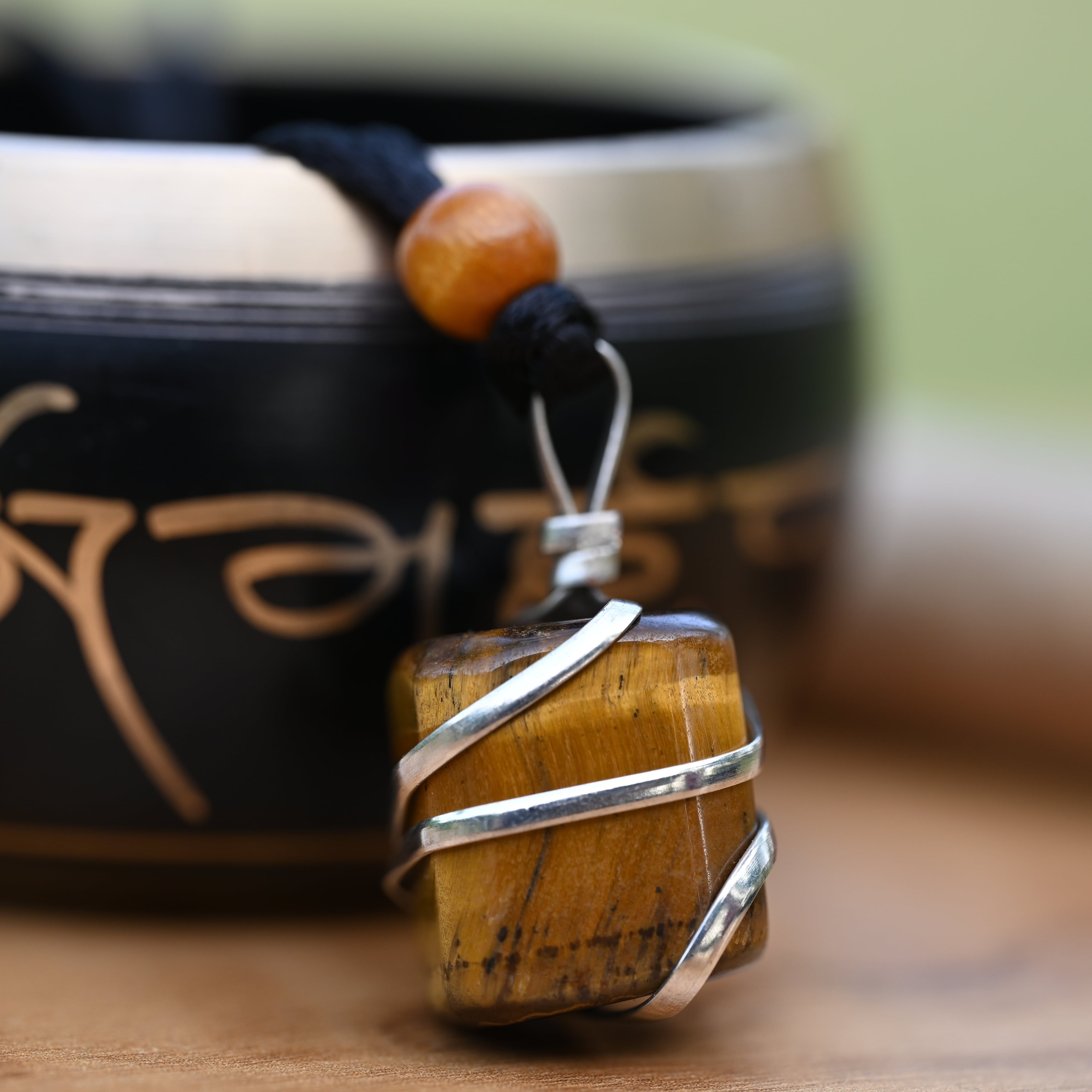 Tiger Eye Healing Crystal Necklace