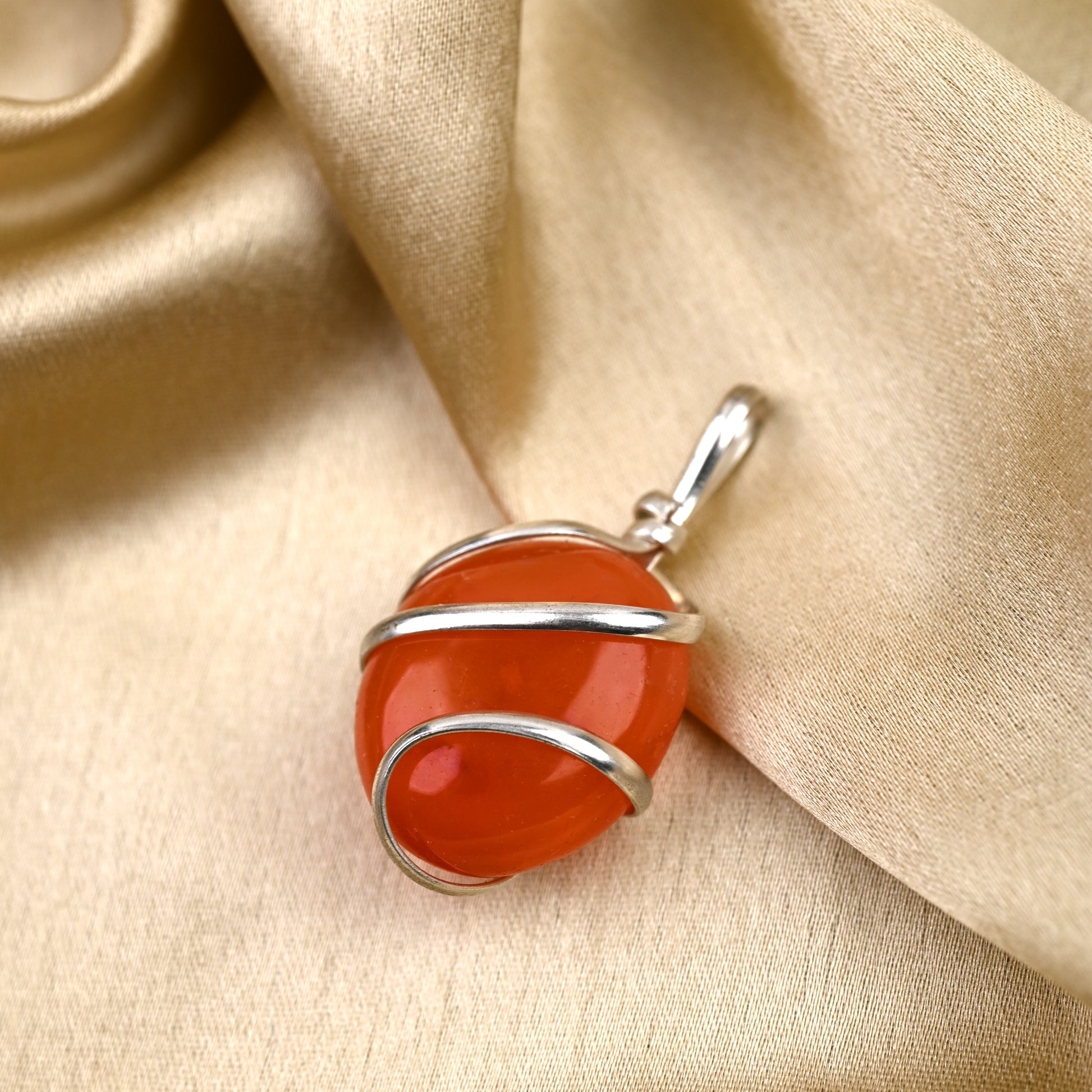 Carnelian Healing Crystal Necklace