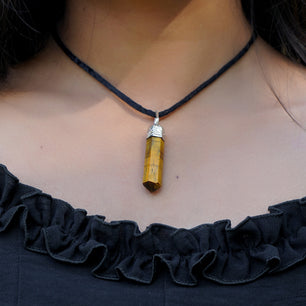 Tiger Eye Healing Crystal Pendant