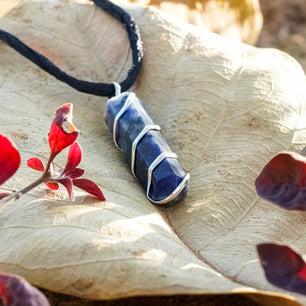 Sodalite Healing Crystal Necklace