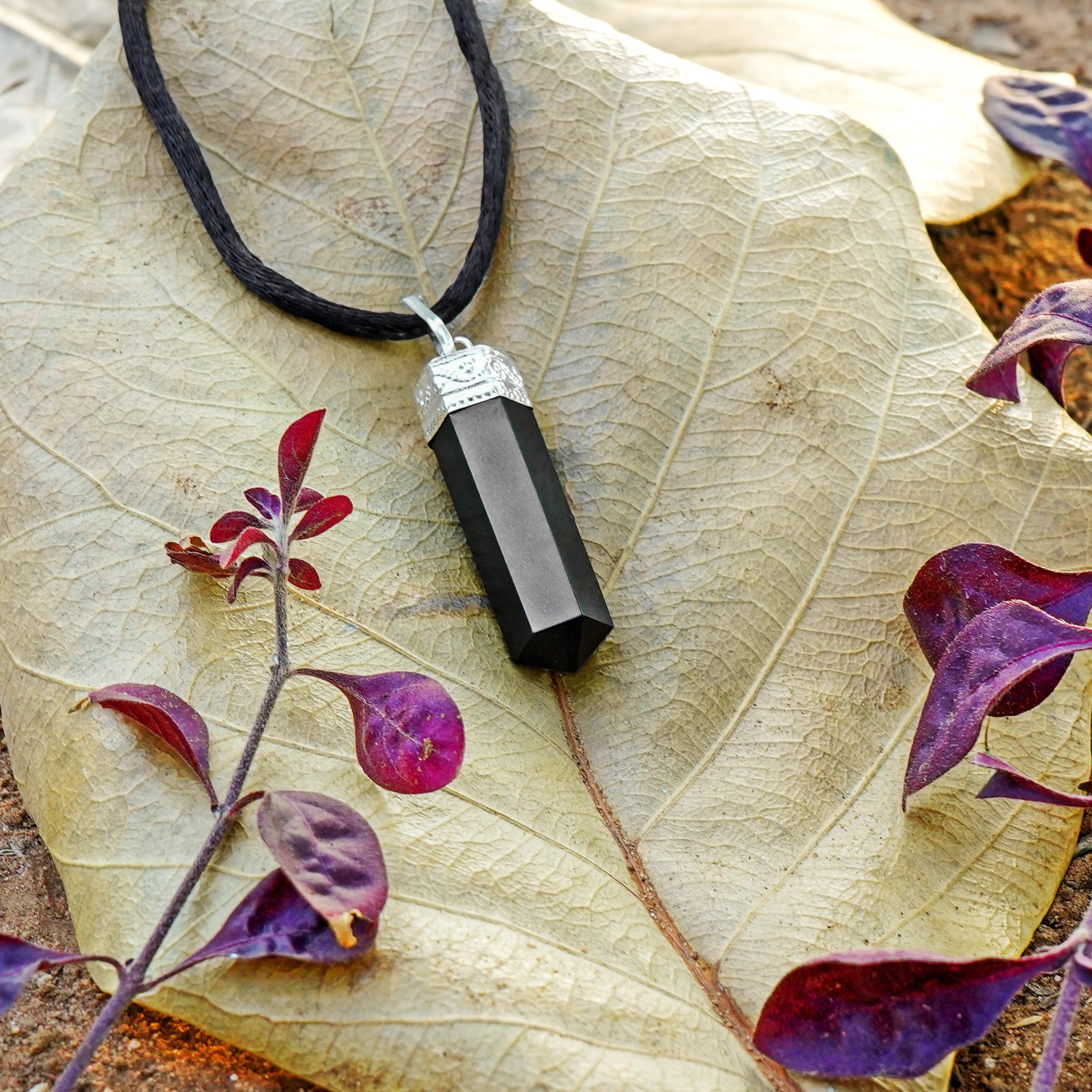 Obsidian Healing Crystal Necklace