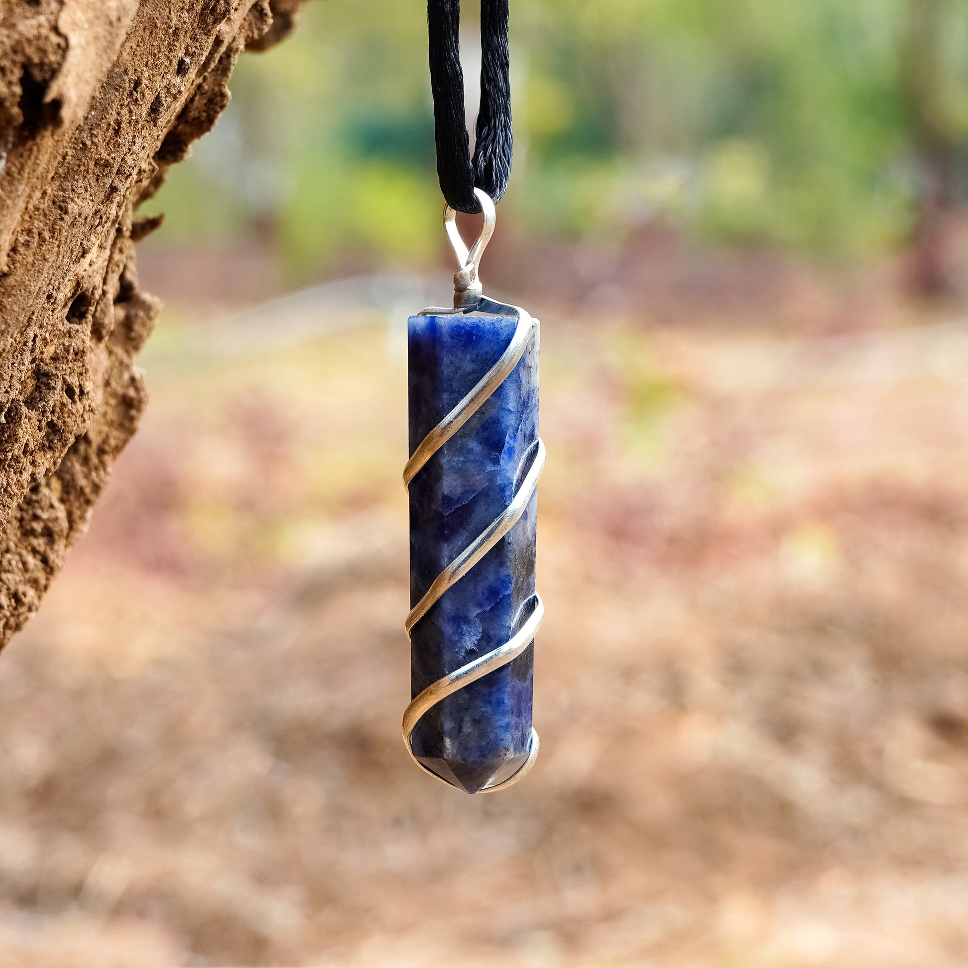 Sodalite Healing Crystal Necklace