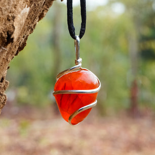 Carnelian Healing Crystal Necklace