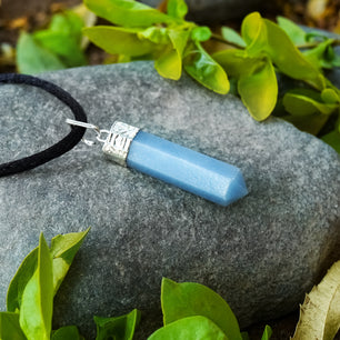 Angelite Healing Crystal Necklace