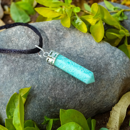 Amazonite Healing Crystal Necklace