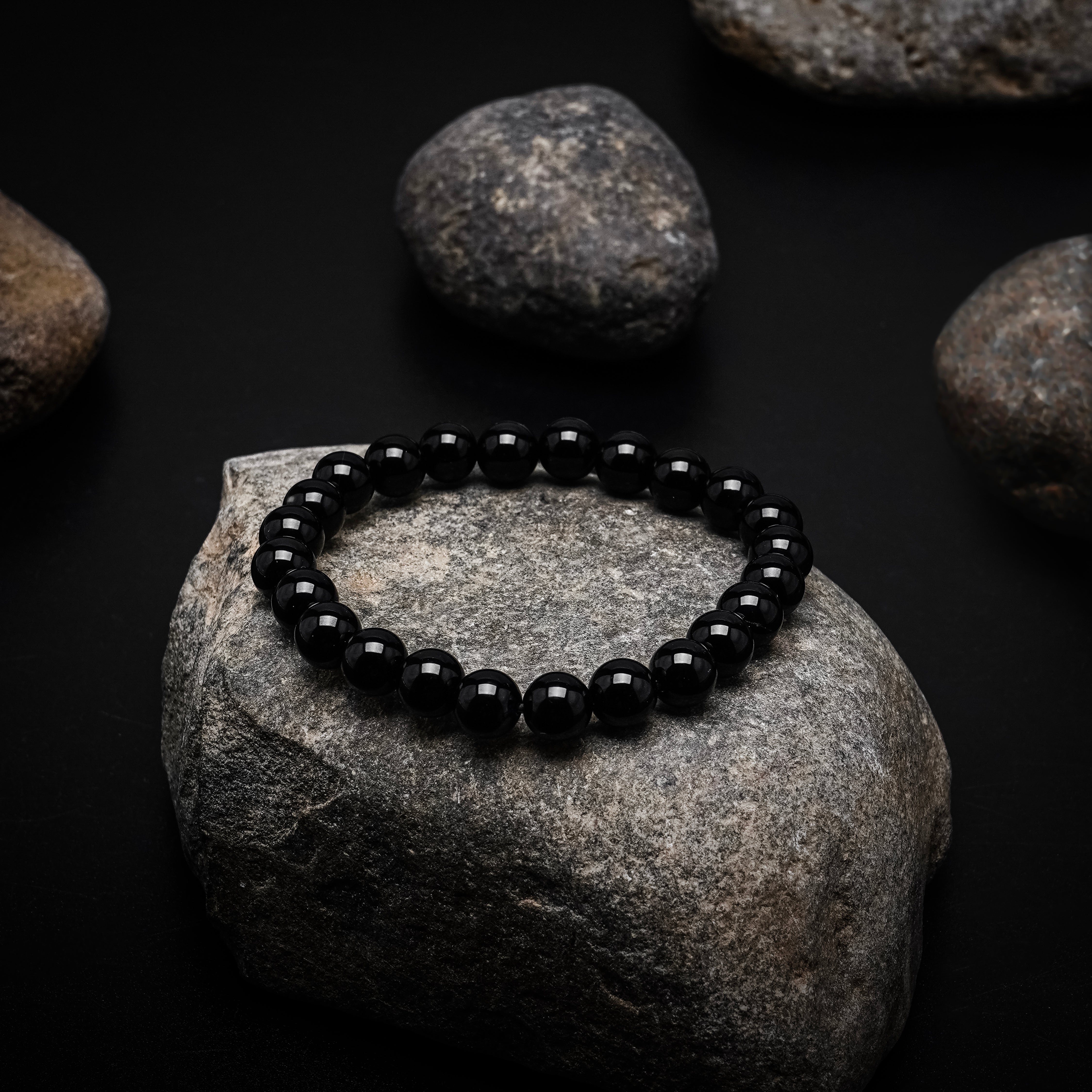 Black Tourmaline Healing Crystal Bracelet