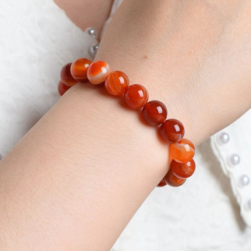 Carnelian Healing Crystal Energy Bracelet