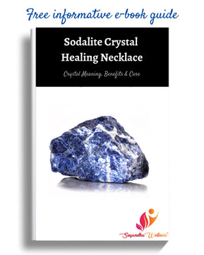 Sodalite Healing Crystal Necklace